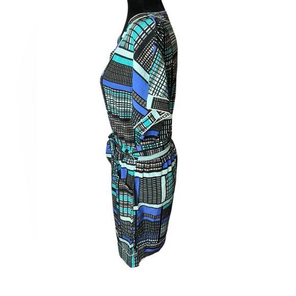 Banana Republic Retro Geometric Color Block Dress - Picture 7 of 10